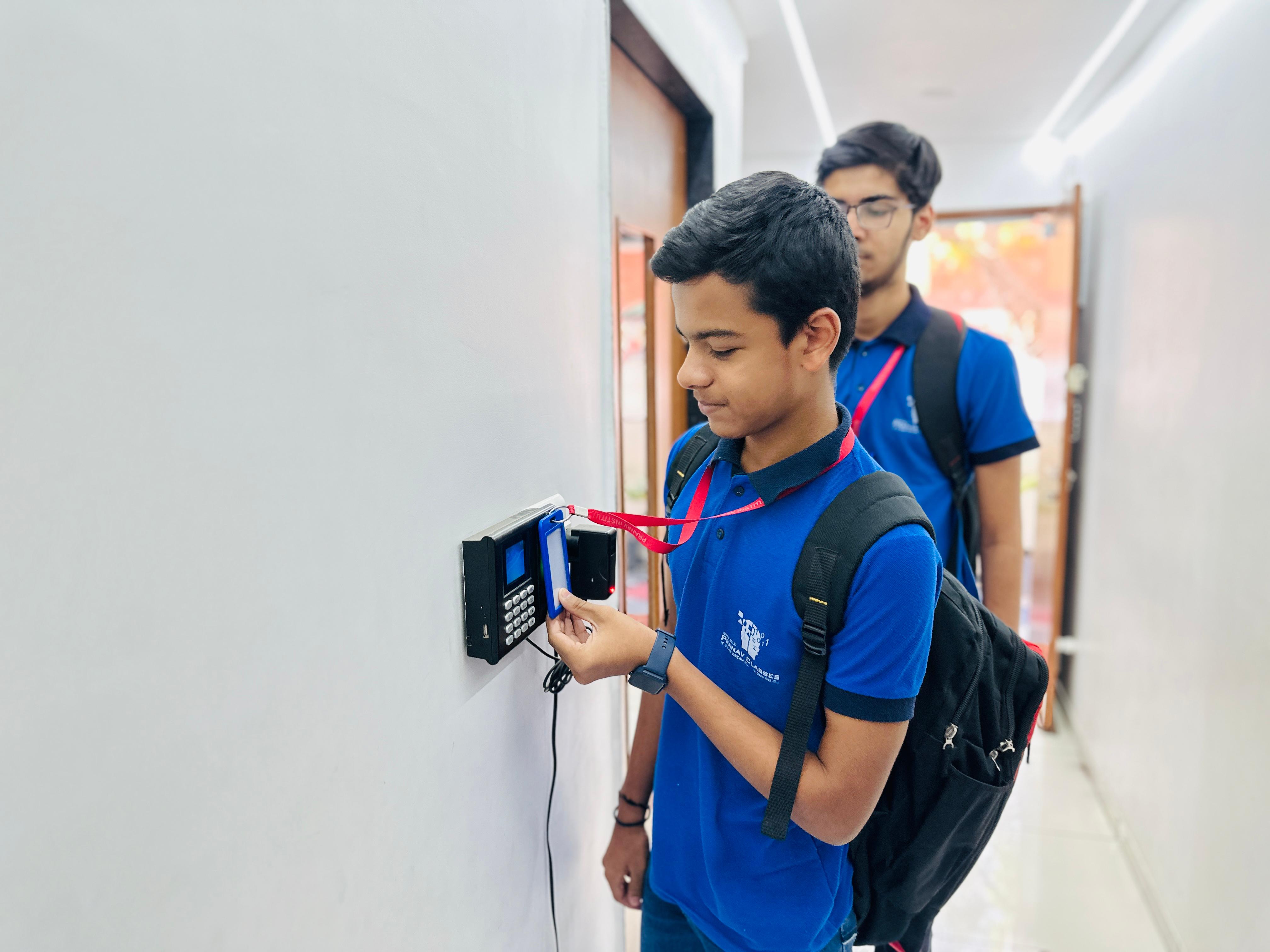 Biometric attendance system for schools and colleges